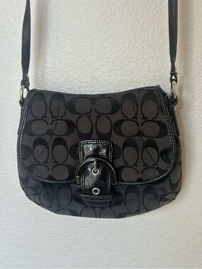 Black Vintage Coach SoHo